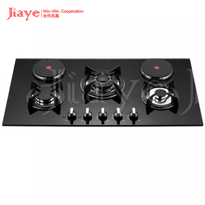 Cocina Hogar <span class=keywords><strong>Gas</strong></span> y estufa eléctrica Estufa de <span class=keywords><strong>gas</strong></span> eléctrica de 4 quemadores 4 quemadores Vidrio templado negro NG/LPG Cocina de <span class=keywords><strong>gas</strong></span> - Product Image 2