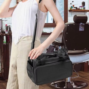 Sac de coiffure BSCI, sac à main de barbier, sac portable pour outils de salon avec porte-ciseaux et peigne, pour styliste, équipement de voyage - Product Image 6