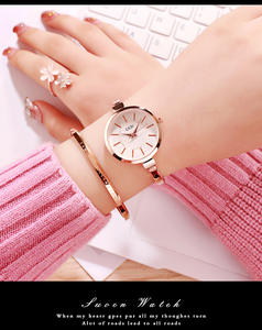 นาฬิกาข้อมือควอตซ์ผู้หญิง หน้าปัดใหญ่ กันน้ำ เรืองแสง ออกแบบตามสั่งจากโรงงาน - Product Image 5