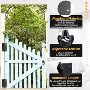 <span class=keywords><strong>Cerniere</strong></span> <span class=keywords><strong>per</strong></span> Porte Divine 5 3/4 <span class=keywords><strong>in</strong></span> Acciaio con Chiusura Morbida e Regolazione 3D <span class=keywords><strong>per</strong></span> <span class=keywords><strong>Cancelli</strong></span> <span class=keywords><strong>in</strong></span> Metallo, Vinile, <span class=keywords><strong>Ferro</strong></span> e Legno - Product Image 3