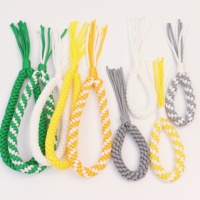 Bracelet de Muay Thai tressé personnalisé pour enfants, avec pompon Pra Jiad, pour l'entraînement de boxe, vente en gros directe d'usine, OEM ODM