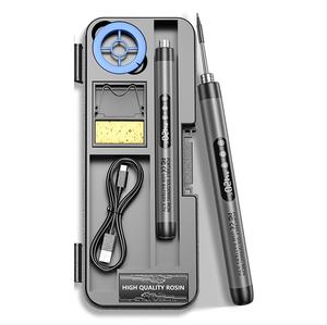 Kit Fer à Souder Portable 5V 8W à Chargement USB avec Affichage Numérique Batterie Lithium 800-1000 mAh pour Soudure Produit Amélioré - Product Image 3