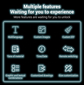Phổ biến nhất lập trình ngoài trời mềm dính linh hoạt tự dính Màn hình hiển thị <span class=keywords><strong>LED</strong></span> Bảng điều chỉnh IP66 không thấm nước đánh giá nhà máy - Product Image 2