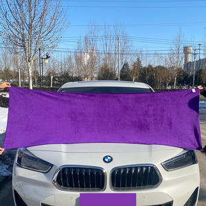 Serviette d'essuyage pour voiture Microfibre Quick Dry Square Lint Free No Watermark Chiffon de nettoyage Super Absorbant Serviette de lavage de voiture - Product Image 6