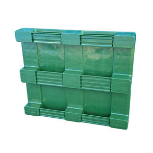 Пластиковый поддон для склада из HDPE, усиленный, 1200x1000x150 мм, для укладки и хранения, стальной, зеленый, черный, серый - Product Image 5