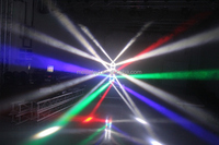 Éclairage LED Spider Moving Head 8x10W RGBW 4-en-1 pour club, DJ, fête, scène