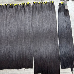 Vente en gros de cheveux vietnamiens bruts, cuticule d'un donneur alignée, os vietnamien non transformé, cheveux humains raides - Product Image 3