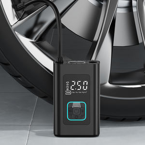 बाइक के लिए पावर बैंक के साथ पोर्टेबल टायर इन्फ्लेटर 6000mAh मिनी इलेक्ट्रिक कार एयर पंप 150 PSI टायर पंप - Product Image 4