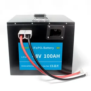 Waterproof IP65 Built-in BMS 51.2V LiFePo4 Pack 60V 36V 48V Lithium Ion Battery For Club Car Golf Cart Electric Vehicle Battery