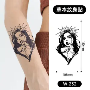 New Style Non-toxic Animals Arm Tattoo Men Leg Shoulder Temporary Tattoo Stickers For Body