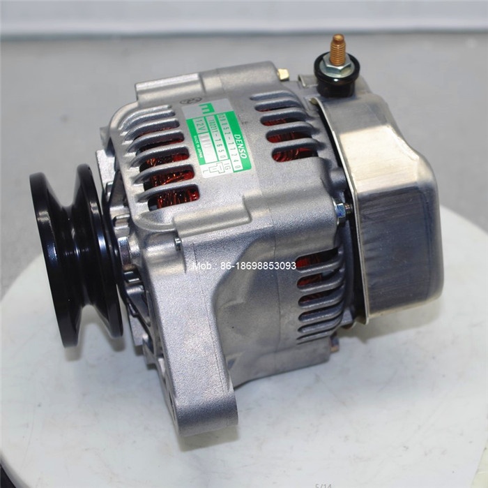 5000VT 銀 YANMAR NEW ALTERNATOR 129052-77240 12V 55A DENSO 102211-7650
