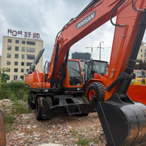 รถขุดล้อยี่ห้อ Doosan รุ่น DH210W-7 มือสอง น้ำหนัก 21 ตัน เครื่องยนต์ดีเซล ระบบไฮดรอลิก สำหรับงานก่อสร้างถนนและงานดิน - Product Image 3
