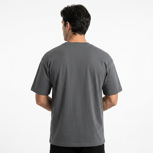 Camiseta Personalizada de Cuello Redondo para Hombre, Mezcla Triple, Diseño Gráfico, Fabricante OEM, Proveedor al por Mayor - Product Image 2