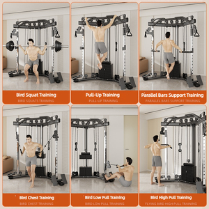 Station de musculation tout-en-un professionnelle pour la maison, équipement de musculation avec système de poids de 70 kg pour l'entraînement en force SB- - Product Image 3