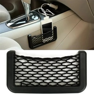 أكياس تخزين حديثة من النايلون مع جيوب خلفية شبكية-شبكة مرنة-منظم السيارة - Product Image 2