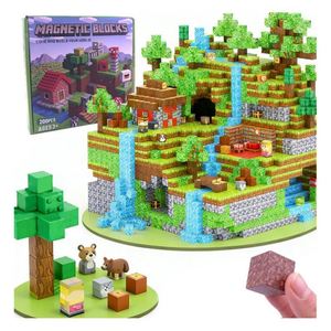 TOYSRUNNER 200 PCS Magnetic <b>Building</b> Cubes Fantasy Sci-Fi STEM Educational Sensory Plastic Construction Learning <b>Blocks</b> Creative - Product Image 4