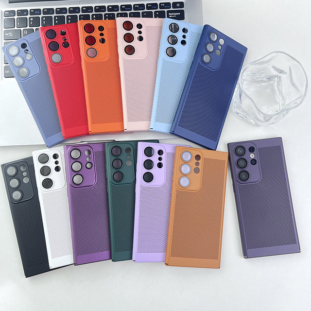 For Samsung Galaxy S25 Ultra S24 Plus S23 S22 S21 Note 20 Ultra Note 10 Plus Cooling Phone Case A24 A34 A54 A23 A33 A53 A73