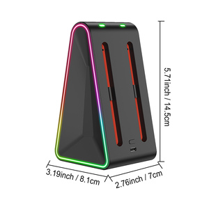 Stazione di Ricarica Magnetica Rapida 4-in-1 NS2 RGB con Supporto per 2 Controller Joycon per <span class=keywords><strong>Nintendo</strong></span> Switch2 Gamepad - Product Image 6