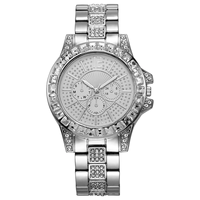Montre Hip Hop Diamant Homme, Bracelet Maille Cubaine, Montre Décontractée Femme, Montres en Cristal, Bijoux Rapper pour Homme YuSa1480