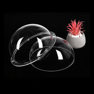 Lentille de dôme de protection PMMA de l'hémisphère de moniteur de caméra acrylique clair de haute qualité pour lentille de vidéosurveillance - Product Image 1