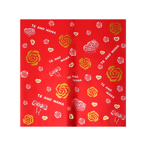 Papel de Regalo Coreano con Diseño de Rosas y Corazones <span class=keywords><strong>TE</strong></span> <span class=keywords><strong>AMO</strong></span> <span class=keywords><strong>MAMA</strong></span>, Papel de Envolver de Lujo para Ramos, Suministros Florales para el Día de la Madre - Product Image 5