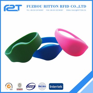 Bán buôn RFID chip ban nhạc thông minh miễn phí Vòng đeo tay NFC Silicone sự kiện dây đeo cổ tay 13.56MHz - Product Image 4