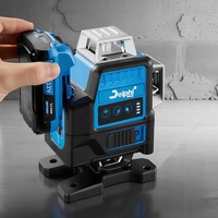 Niveau laser PRO CROSS LINE Laser 360 4D Vert 2 Trépieds sans fil 16 lignes