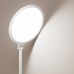 Campioni Gratuiti: Lampada LED K8 2-in-1 per <span class=keywords><strong>Live</strong></span> Streaming, Luce di Riempimento Dimmerabile con Supporto da Terra e Base da Tavolo per Studio - Product Image 4
