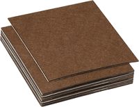 Base de Fieltro para Lámparas de 2 mm de Grosor, Cuadrada, Antideslizante, Antiarañazos, con Adhesivo Suave, para Lámparas, Muebles, Manualidades