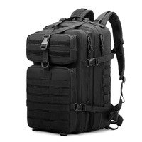 Sac à dos de voyage tactique antivol durable J.SH personnalisé, grande capacité 20-36L, doublure en nylon, unisexe, polyester, fermeture éclair extérieure