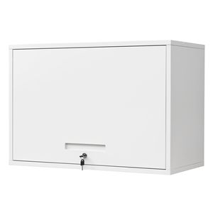 Armoire de rangement murale en métal pour garage Armoire de rangement d'outils suspendus en acier <span class=keywords><strong>avec</strong></span> portes rabattables pour sous-sol, cuisine, entrepôt - Product Image 1