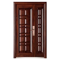 Porte en acier sécurisée haute sécurité, étanche, personnalisable, pour entrée principale extérieure, avec support technique en ligne, design moderne pour villa.