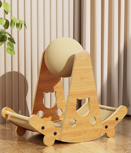 Rascador para Gatos <span class=keywords><strong>de</strong></span> Papel Corrugado <span class=keywords><strong>de</strong></span> Sisal con Forma <span class=keywords><strong>de</strong></span> <span class=keywords><strong>Faro</strong></span>, con Bola, Cómodo para Dormir y Jugar - Product Image 2