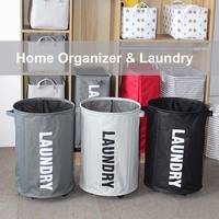 Panier à linge pliable Behome Collection Oxford avec poignées, personnalisable, pour la maison, l'école, le bureau, certifié OEKO ISO9001, sur mesure
