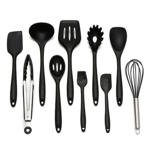Fournisseur chinois vend un ensemble de 10 ustensiles de cuisine en silicone de haute qualité, ensemble d'ustensiles de cuisine en silicone - Product Image 6