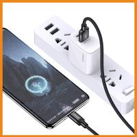 KAKUSIGA 2026 Kabel USB Tipe C Pengisian Cepat 5A 6A Kabel Pintar 3M untuk Ponsel Kabel Data Paduan Aluminium