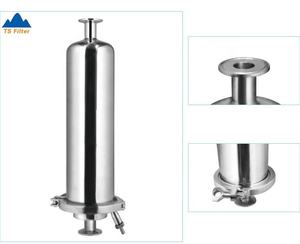 Industriële Filtratie Apparatuur 304 316l Roestvrij Staal Drie Patronen 10 ''Filter Behuizing Voor Distilleerderij Wijn/Zuivel/Bier - Product Image 5