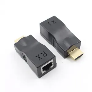 4K 3D HDMI 1.4 30M Extender TO RJ45 over CAT 5e/6 Network LAN Ethernet Adapter
