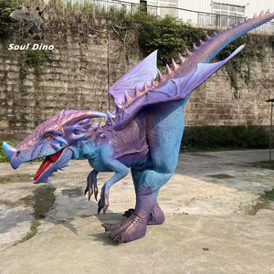 Disfraz de Velociraptor Personalizado, Realista, de Tamaño Real, en Silicona, Hierro y Acero Inoxidable, para Espectáculos, Aventuras para Adultos, Personalizable - Product Image 2