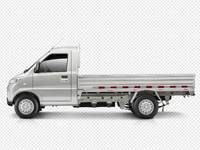 WVTA CEC RHD Coche Eléctrico Wuling Mini EV Pickup Furgoneta Eléctrica Pura Transporter 2 Asientos 60kw Camiones de Carga Vehículos de Nueva Energía