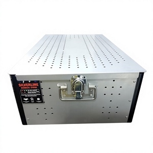 Boîte de stérilisation en aluminium de haute qualité pour instruments chirurgicaux, réutilisable, autoclavable, conteneur de stérilisation à haute température - Product Image 1