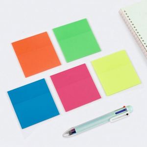 Bloc de Notas Adhesivas Transparentes HengXin de 3*3 Pulgadas, Papelería, Autoadhesivas, Fluorescentes, Material Escolar - Product Image 1