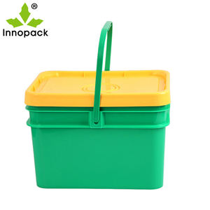 Bidón <span class=keywords><strong>de</strong></span> Plástico con Tapa, <span class=keywords><strong>Precio</strong></span> <span class=keywords><strong>de</strong></span> Fábrica, Contenedor <span class=keywords><strong>de</strong></span> Plástico <span class=keywords><strong>de</strong></span> Alta Calidad, Cubeta Rectangular para Pintura - Product Image 6