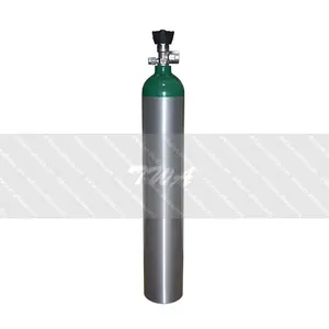Diverse dimensioni ad alta pressione del cilindro di alluminio senza soluzione di continuità in alluminio bombola di gas