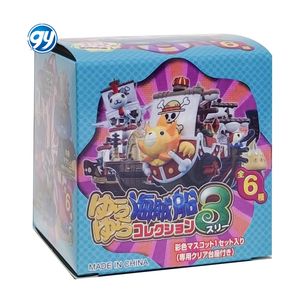 6pc/lot Barco une pièce Anime Figure mille ensoleillé <span class=keywords><strong>bateau</strong></span> <span class=keywords><strong>Pirate</strong></span> marine <span class=keywords><strong>bateau</strong></span> allant joyeux modèle Mini Collection jouet enfant cadeaux - Product Image 6