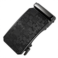 Boucle de ceinture automatique pour homme, style décontracté et professionnel, avec caractères chinois 'Fu', fabriquée en Chine, modèle GF36-91512, un best-seller