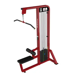 Attrezzatura da palestra commerciale Lat Pulldown Machine Back Exercise Machine Pin Loaded Weight Stack