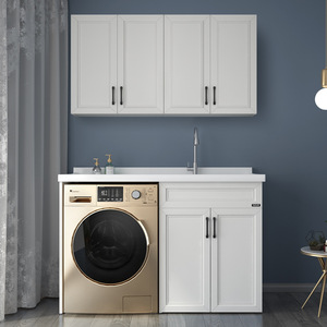 Mueble <span class=keywords><strong>de</strong></span> Lavandería Modular <span class=keywords><strong>de</strong></span> Lujo Blanco al por Mayor <span class=keywords><strong>de</strong></span> Estilo Moderno - Product Image 1