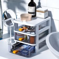 Vente en gros Ensemble de contenants de maquillage beauté Tiroir en plastique Armoire de remplissage de bureau Meubles Boîte de rangement en papier A4 Organisateur de bureau