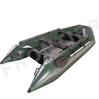 Bateau à rames gonflables, pour 3 personnes, accessoire de sports aquatiques, pêche, à vendre